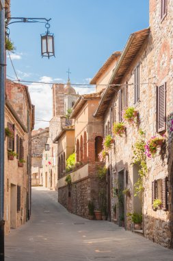 Ortaçağ tarihi kent Toskana, İtalya