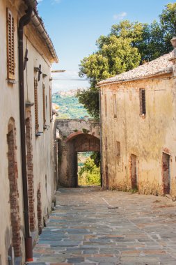 Ortaçağ tarihi kent Toskana, İtalya