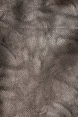 buruşuk ve kırışmış siyah deri arka planı için