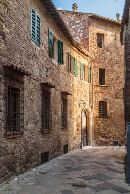 manzara Toskana Montepulciano, duvarlar gördüm ben