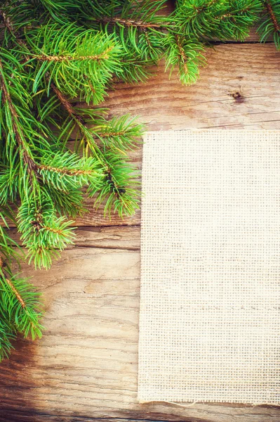 Jul bakgrund på ett trä rustika gamla bord — Stockfoto