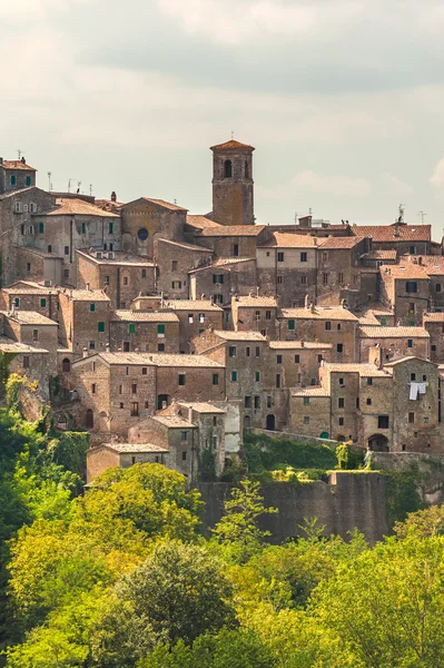 Magnifique vue sur Sorano, Italie — Photo