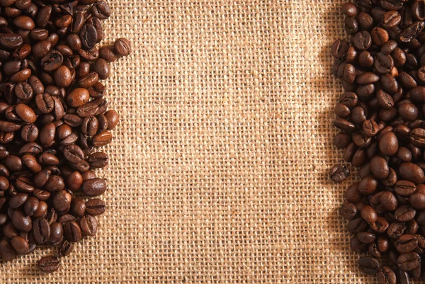 Fondo caffè con tavolo rustico in legno — Foto Stock