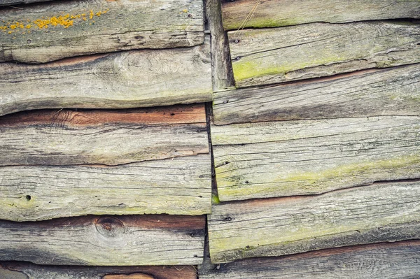 Stará Dřevěná prkna s uzly na venkovských pozaďových — Stock fotografie