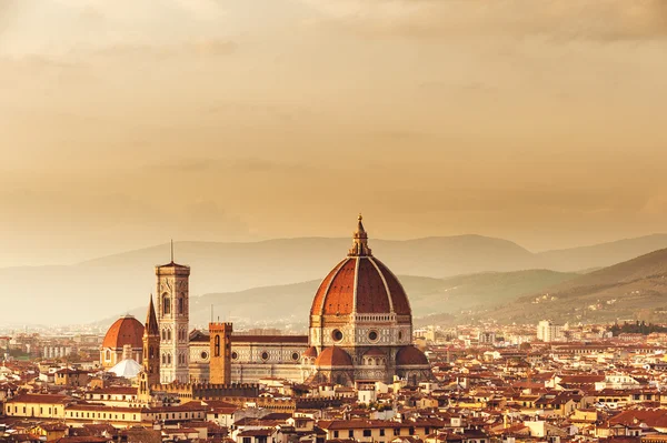 Vista pitoresca de Florença da Praça Michelangelo, Itália — Fotografia de Stock