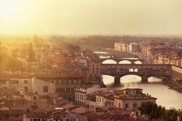 Pintoresca vista de Florencia desde la Plaza Michelangelo, Italia —  Fotos de Stock