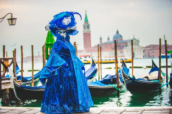 Carnaval vénitien, mascarade unique au monde . — Photo