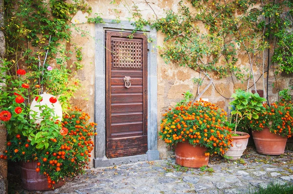 The door to the magic world, Tuscany — Stock Photo, Image