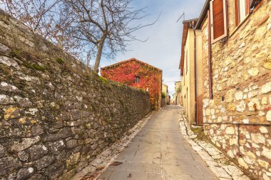 Eski Toskana şehir sokak