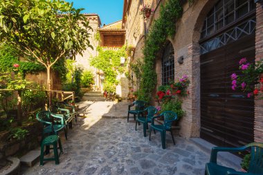 İtalyan köşelerinde Tuscan kasabalar