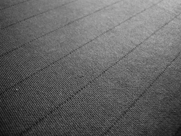 Black grey background with fabric texture and line stripe pattern — Stock Photo, Image