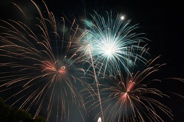 Beauty fire work for celebrate — Stock Photo, Image