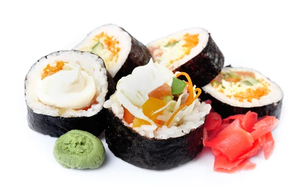 Sushi  on white — Stock Photo, Image