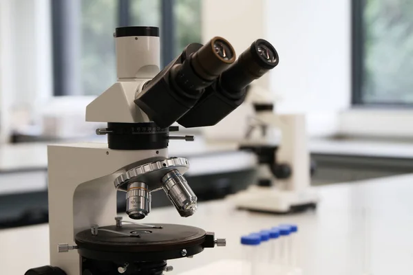 Microscope in a University Science Laboratory