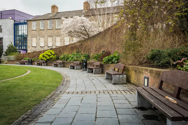 Chester Beatty bibliotek trädgård Park Dublin Castle Irland — Stockfoto