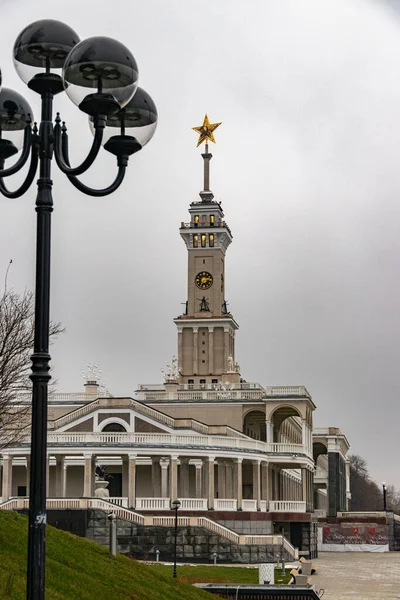 Архитектура Окрестности Северного Речного Вокзала Москве Весна 2021 Года — стоковое фото