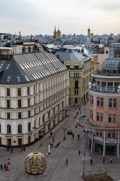 Vista Loja Infantil Central Lubyanka Para Centro Histórico Moscou Paisagem — Fotografia de Stock