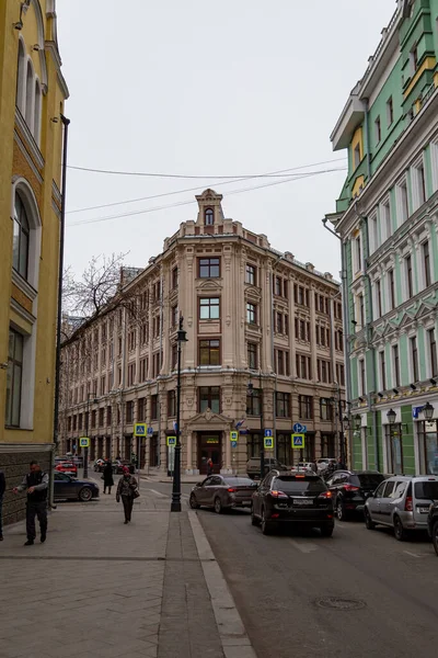 Centro Histórico Cidade Moscou Fotografia Espécies Arquitetura Cidade 2021 — Fotografia de Stock