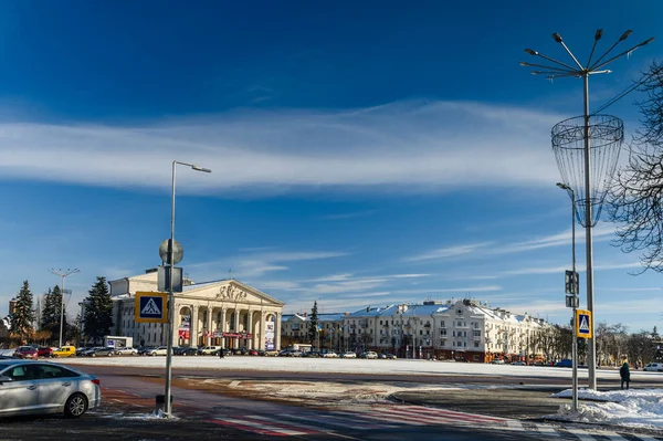 Piazza Rossa Nella Città Chernihiv3 — Foto Stock