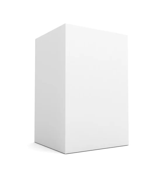 Caixa de produto varejo em branco — Fotografia de Stock