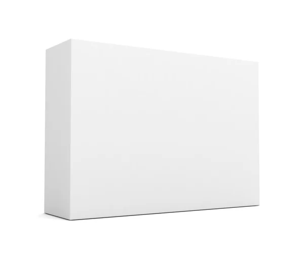 Ilustração conceito caixa de produto varejo em branco — Fotografia de Stock