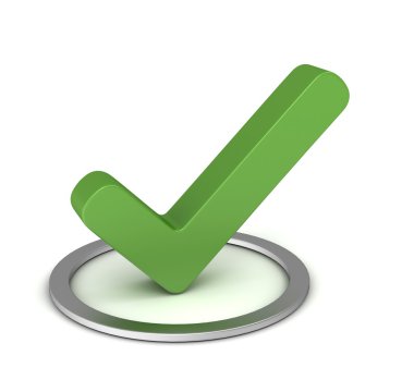 onay işareti kavramı illüstrasyon