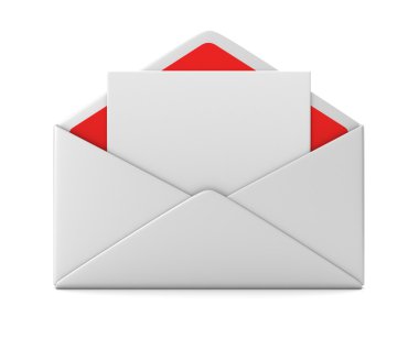 boş zarf konsept illüstrasyon