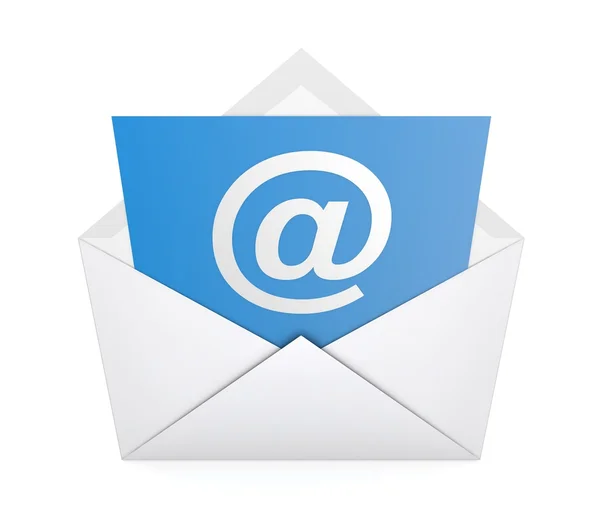 E mail and envelope concept illustration — Stock Photo, Image