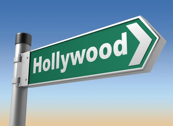 Hollywood Vägmärke — Stockfoto