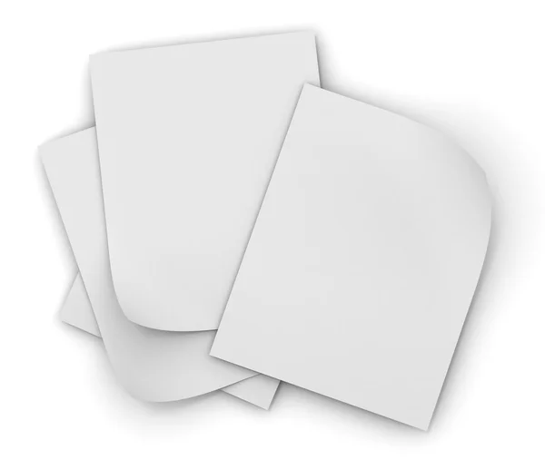 Papper stack konceptet illustration — Stockfoto