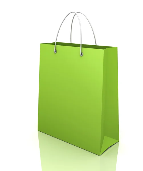 Egyetlen bevásárló táska koncepció illusztráció — Stock Fotó