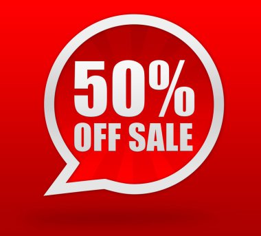 Satış rozet konsept illüstrasyon