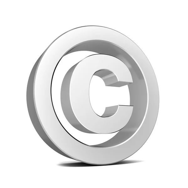 Ilustração do conceito de signo de direitos autorais — Fotografia de Stock