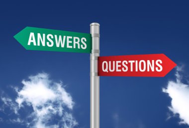 Cevapları Sorular yol işareti