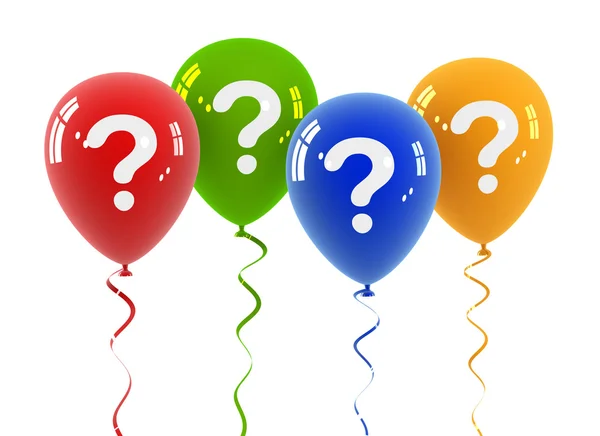 Question balloon concept illustration — Stock Photo, Image