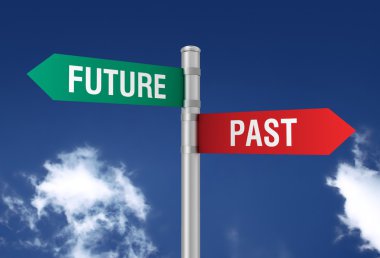 yol işareti geçmiş gelecek