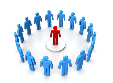 lider kavramı 3d çizim