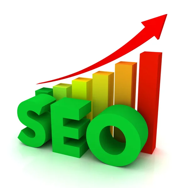 SEO concept 3d illustratie — Stockfoto