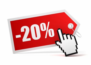 indirim etiketi kavramı 3d çizim