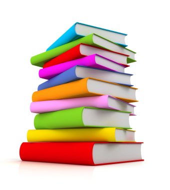 kitap kavramı 3d çizim