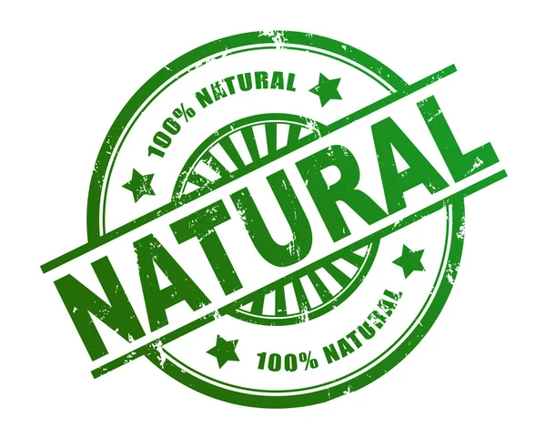Natuurlijke stempel concept 3d illustratie — Stockfoto