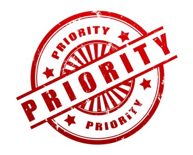 öncelik damga kavramı 3d çizim