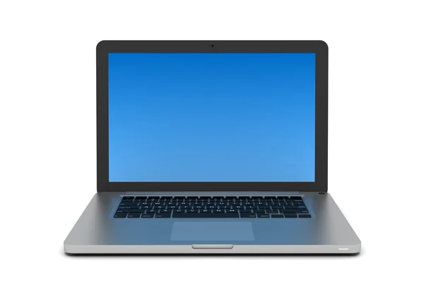 Концепція ноутбука комп'ютера 3d ілюстрація — стокове фото