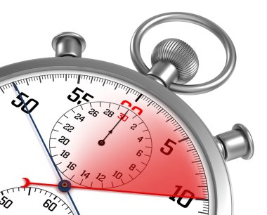 Kronometre kavramı 3d çizim