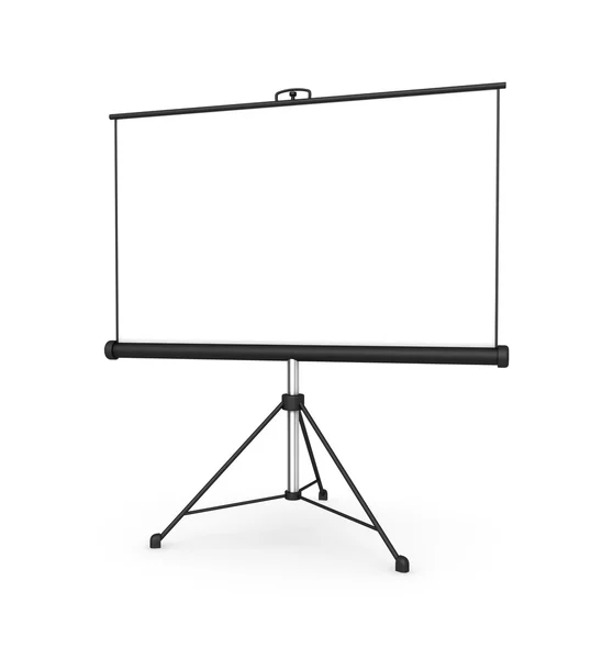 Projection screen concept 3d illustration — Stock Photo, Image