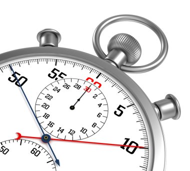 Kronometre kavramı 3d çizim