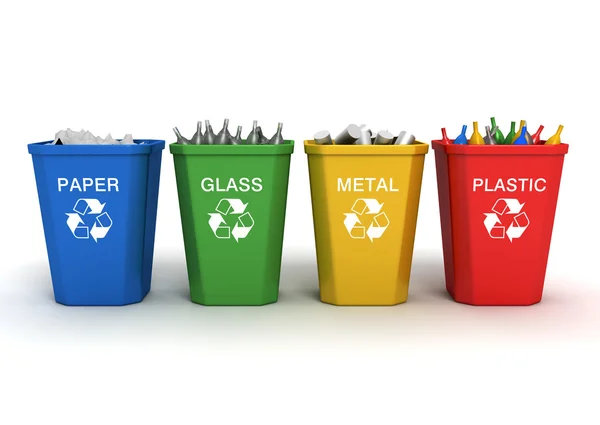 Recycle bin concept 3d illustration — Stock Photo, Image