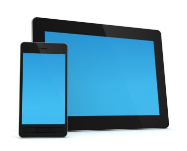 tablet bilgisayar ve cep telefonu