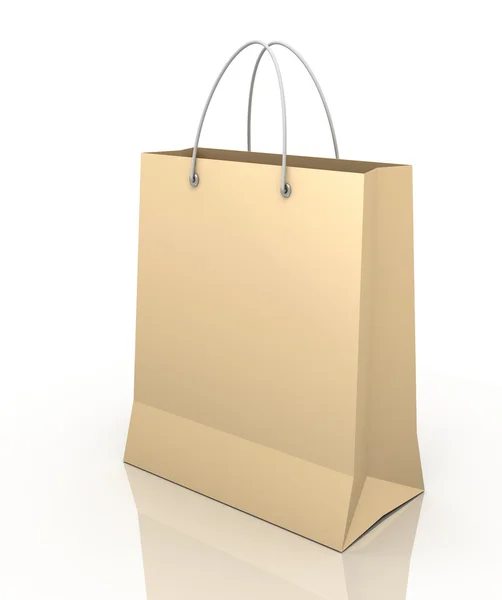 One shopping bag — стоковое фото