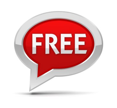 Ücretsiz rozet kavramı 3d çizim